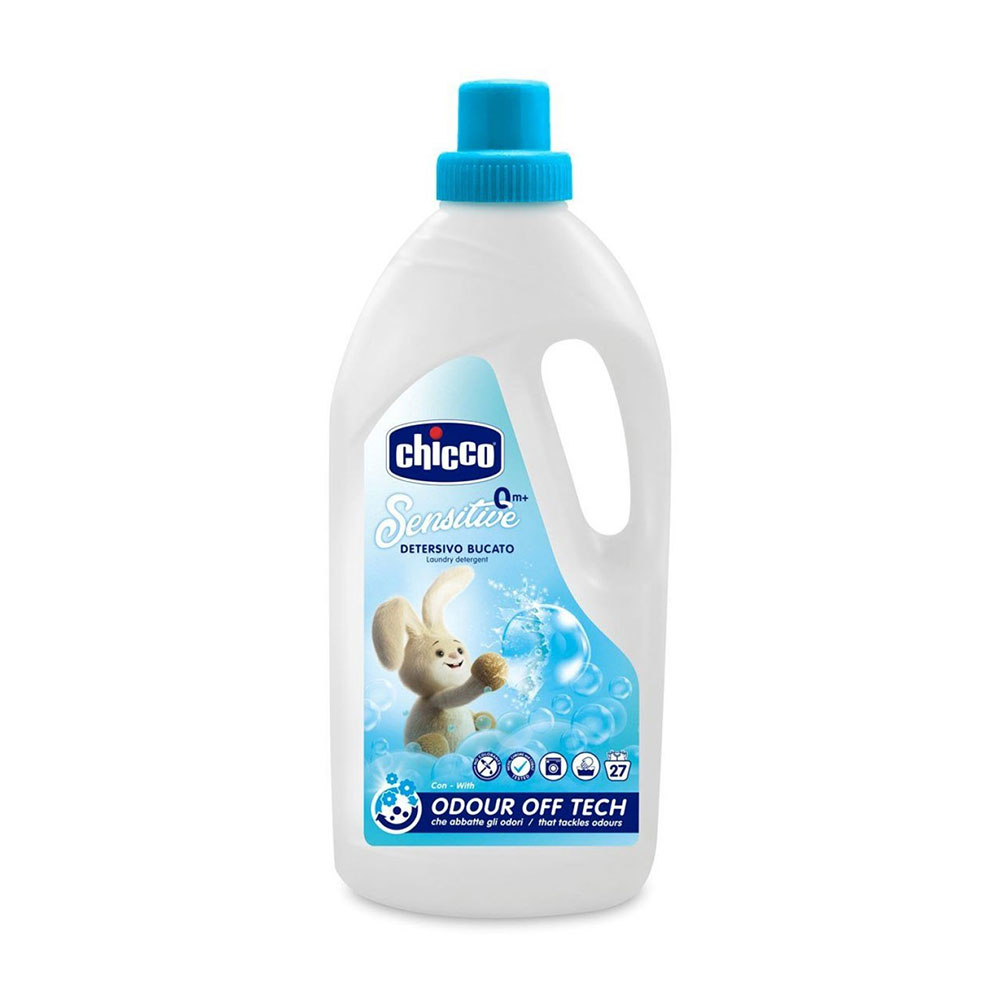 Рідкий пральний порошок Chicco Sensitive 27 циклів прання, 1.5 л (07532.20)